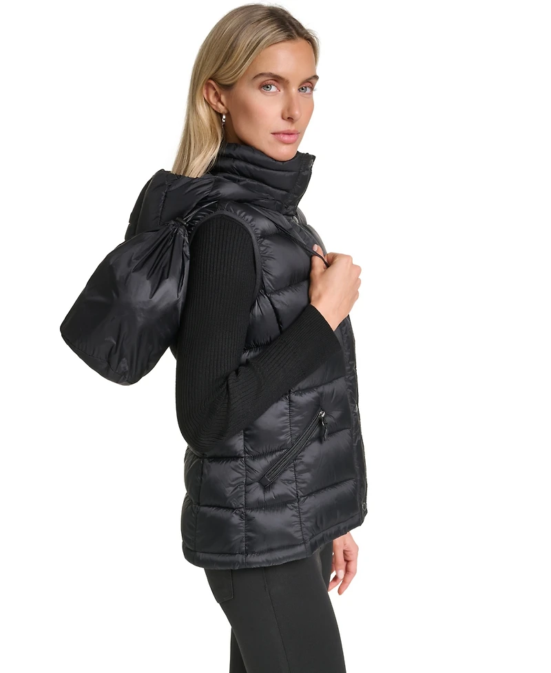 Charter Club Women's Hooded Zip-Front Vest, Macy's Exclusive