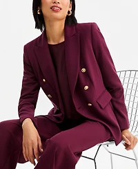 I.n.c. International Concepts Women's Double-Breasted Blazer
