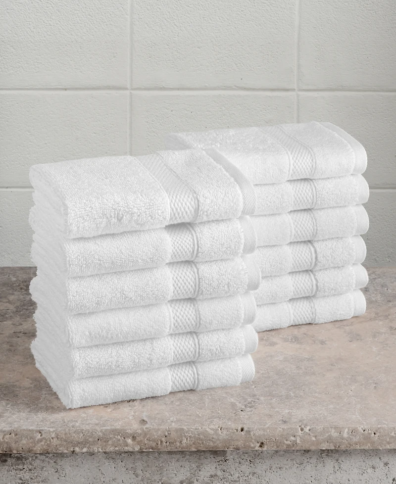Linum Home Textiles Anovia Turkish Cotton -Piece Washcloth Set