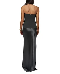 Jluxlabel Women's Tradition Satin Maxi Skirt