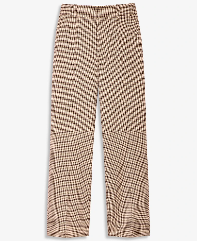 I.n.c. International Concepts Women's High-Rise Bootcut Houndstooth Pants, Macy's Exclusive