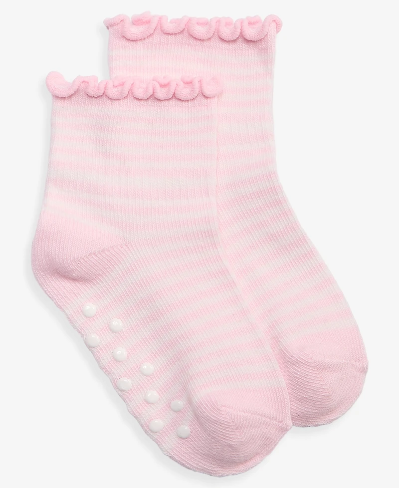 First Impressions Baby Girls' 0M-24M Mary Jane Detail Socks, 3-Pack, Macy's Exclusive
