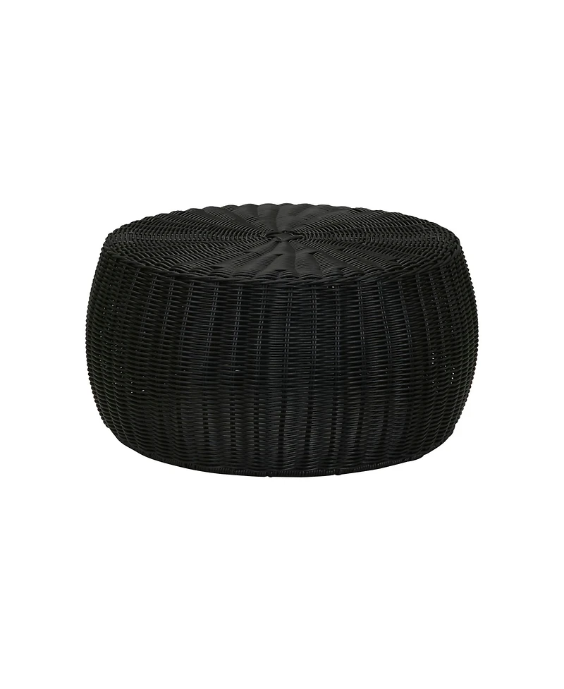 Household Essentials Handwoven Barrel Side Table