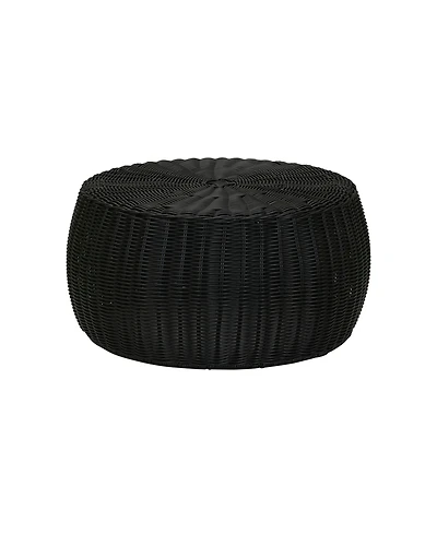 Household Essentials Handwoven Barrel Side Table