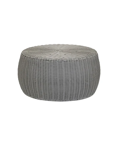 Household Essentials Handwoven Barrel Side Table