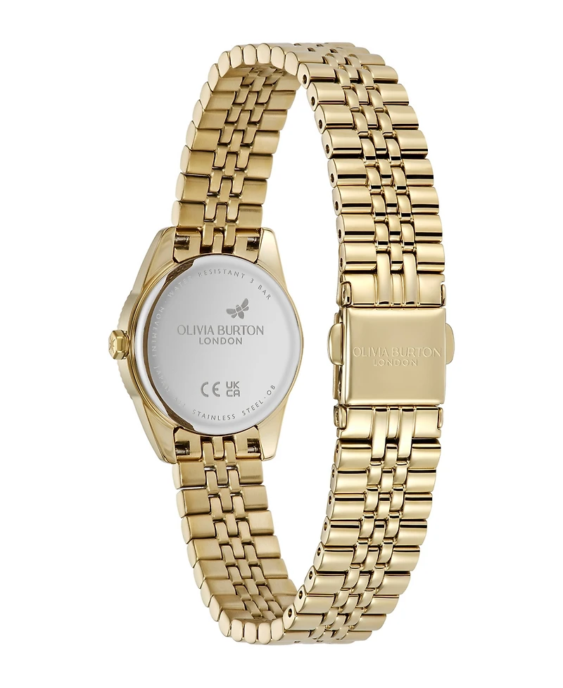 Olivia Burton Women's Highbury Gold-Tone Stainless Steel Bracelet Watch 25mm
