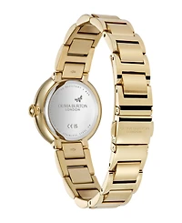 Olivia Burton Women's Pembroke Gold-Tone Stainless Steel Bracelet Watch 30mm