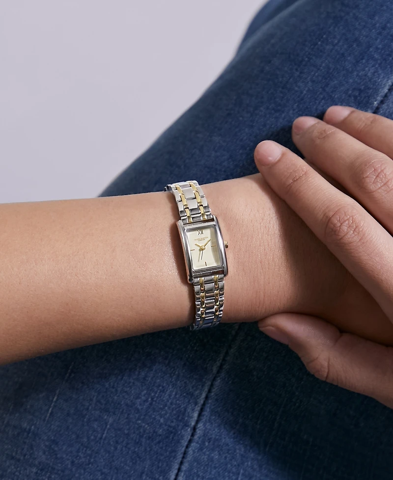Olivia Burton Women's Mini Grove Two-Tone Stainless Steel Bracelet Watch 16mm