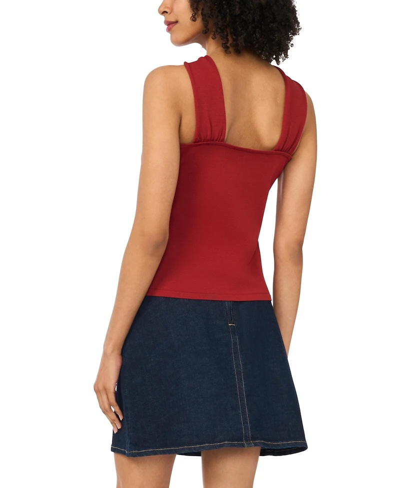 Vince Camuto Women's Metal Ring Detail Tank Top