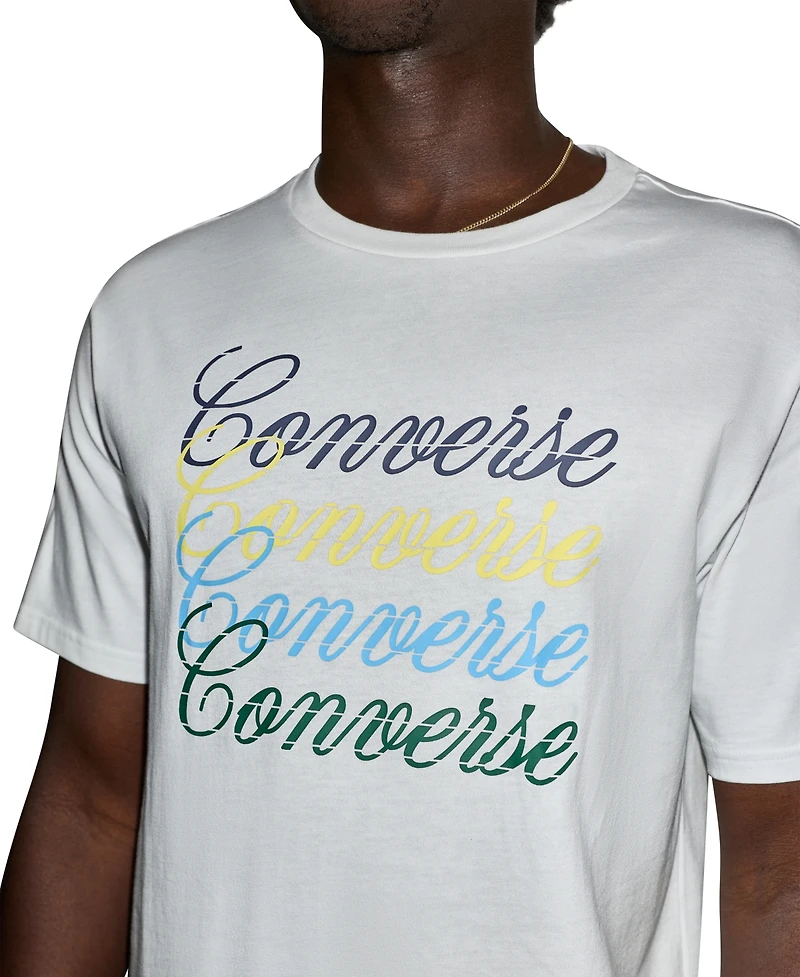 Converse Men's Scripted Echo Regular-Fit T-Shirt