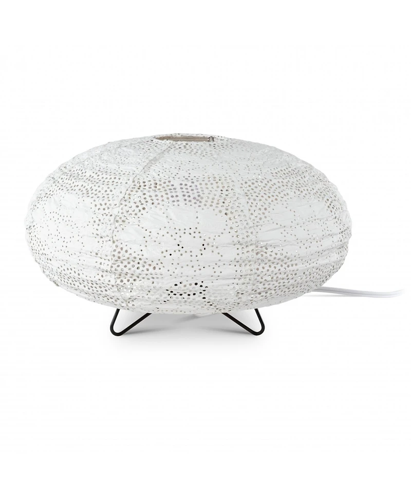 Allsop Home & Garden, Soji Stella Solace Oval Yarrow Table Lamp (120V - Indoor use only)