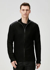 Pcfg Men's Zip Detail Knit Cardigan
