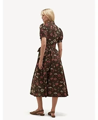 Hobbs London Women's Carly Fit Flare Midi Dress