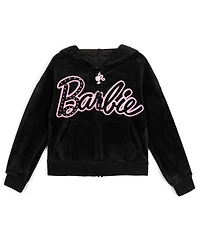 Barbie Girls Loungewear Velour Hoodie and Pants Set