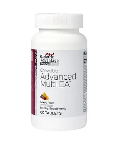 Bariatric Advantage Chewable Advanced Multi Ea High Potency Daily Multivitamin with Iron for Bariatric Surgery Patients 60 Count