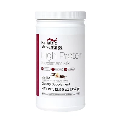 Bariatric Advantage High Protein Supplement Mix Protein Powder 20 Gram Protein for Pre and Post Bariatric Surgery Patients 14 Servings