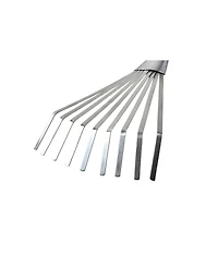 Burgon & Ball Mid-Handled Stainless Steel Shrub Rake