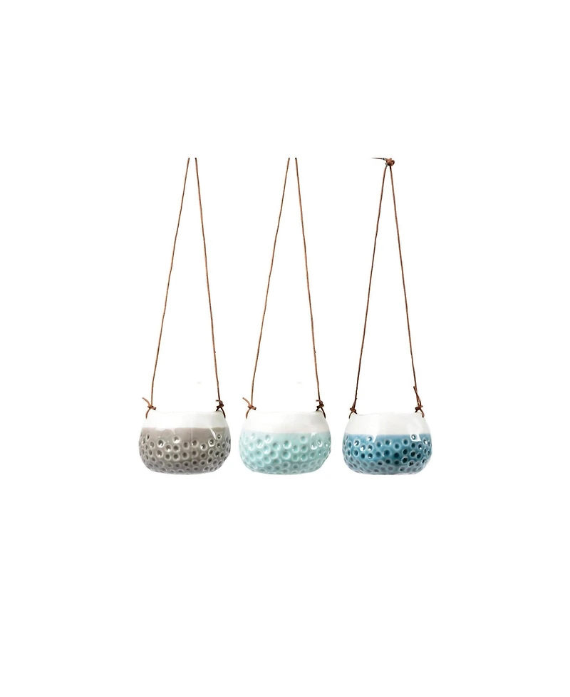 Burgon & Balll, Hanging Baby Dotty Trio Vases