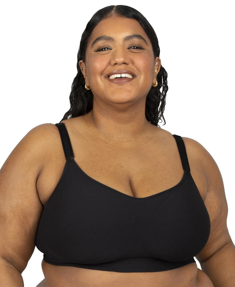 Fruit of the Loom Women's 2-Pack Stretch Wireless Bra With Built Pads