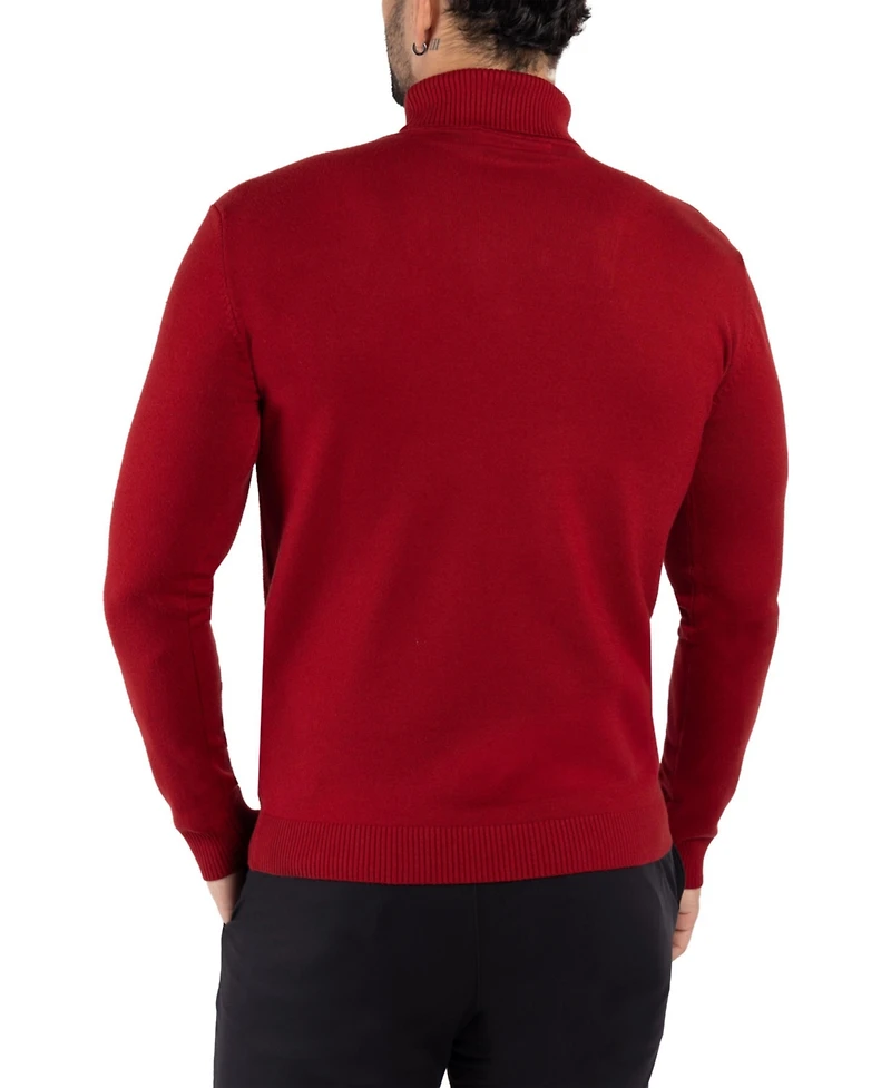X-Ray Men's Turtleneck Pull Over Sweater