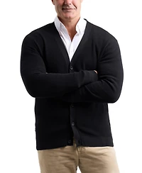X-Ray Men's Basic Ribbed Cardigan