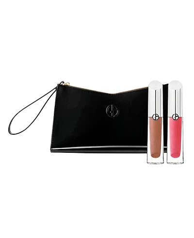 Armani 3-Piece Beauty Prisma Gloss Duo & Pouch Set