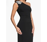 Xscape Women's One-Shoulder Ball Gown