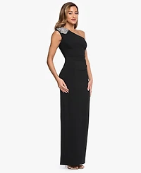 Xscape Women's One-Shoulder Ball Gown