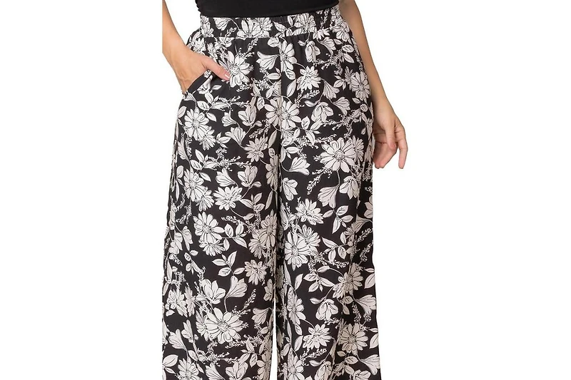 Kiyonna Plus Eva Wide Leg Palazzo Pants