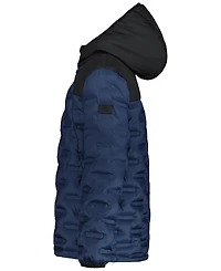 Under Armour Boys' 8-20 Solid Blue Full-Zip Puffer Hooded Jacket