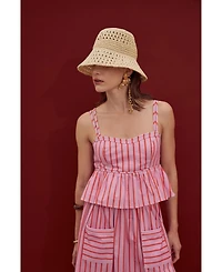 English Factory Women's Striped Sleeveless Top