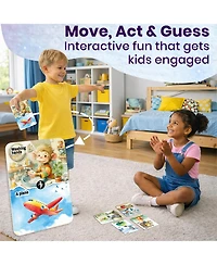 Quokka Active Movement Game for Kids Ages 4-8 – 100 Exercise Cards, Indoor and Outdoor Brain Break Games Home Classroom