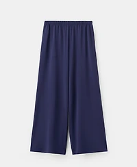 Mango Women's Elastic Waist Flowy Pants
