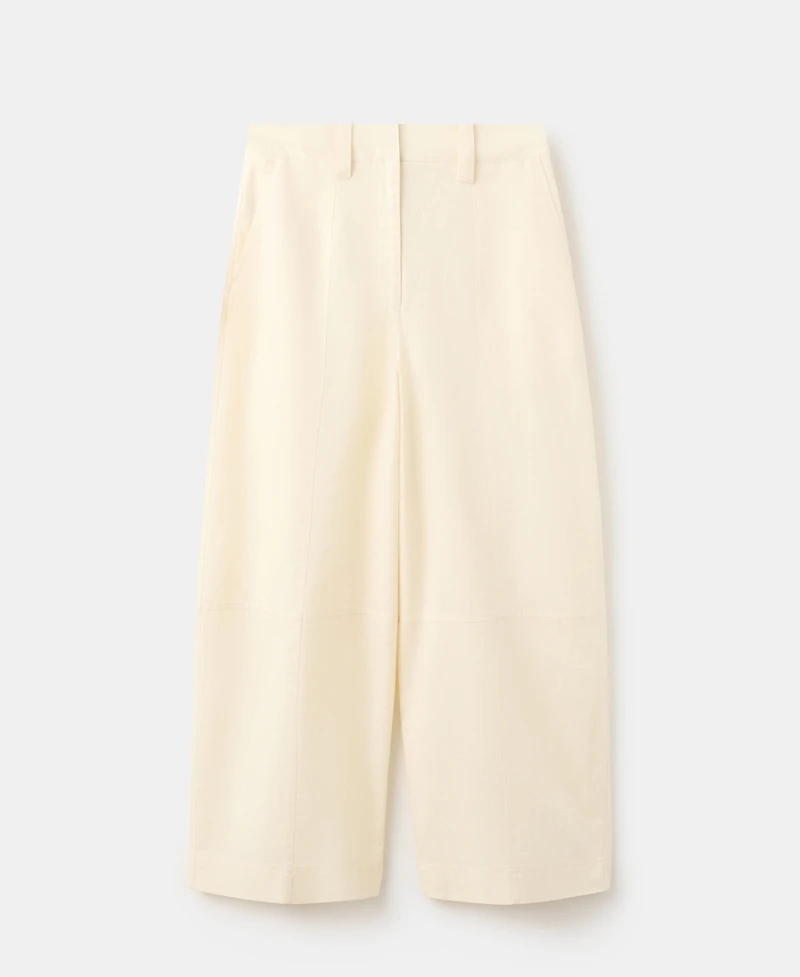 Mango Women's Linen Balloon Pants