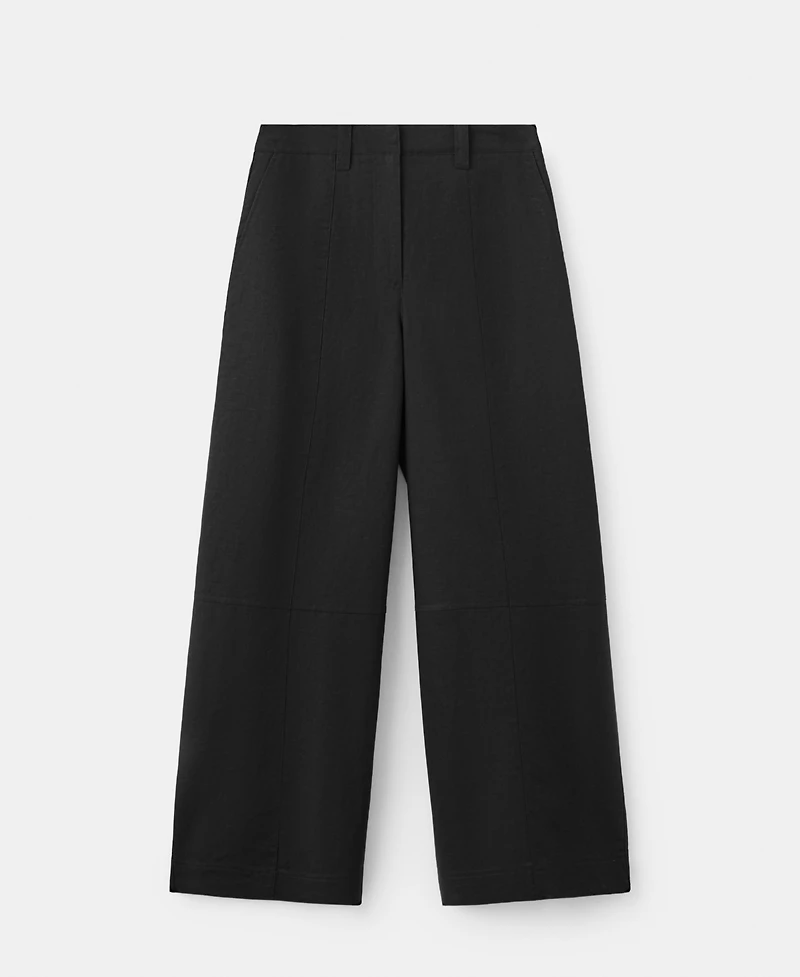 Mango Women's Linen Balloon Pants