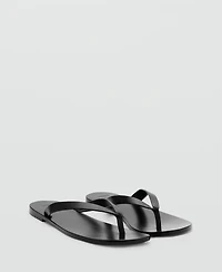 Mango Women's Leather Strap Sandals