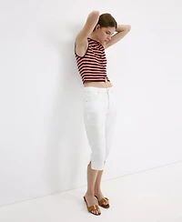 Mango Women's Striped Knit Top