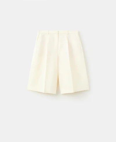 Mango Women's Straight Linen Bermuda Shorts