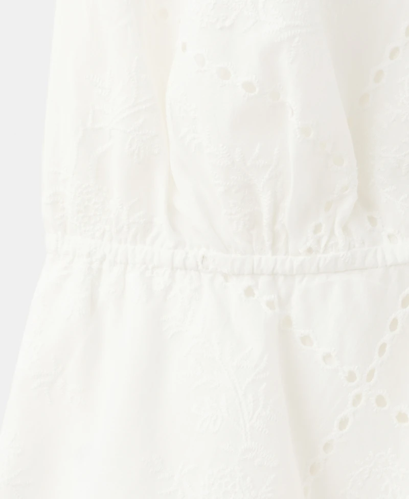 Mango Women's Openwork Embroidery A-Line Dress