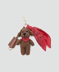 Mango Women's Plushie And Scarf Keychain
