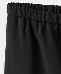 Mango Women's Elastic Waistband Baggy Pants