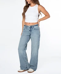 Celebrity Pink Juniors' Low-Rise Baggy Jeans
