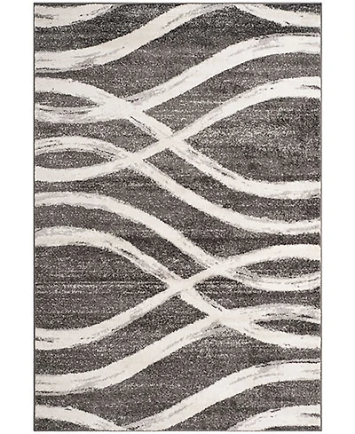Safavieh Adirondack 125 Charcoal and Ivory 8' x 10' Area Rug