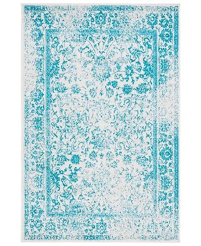 Safavieh Adirondack 109 Ivory and Teal 8' x 10' Area Rug