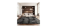 Safavieh Adirondack 111 Black and Silver 8' x 10' Area Rug