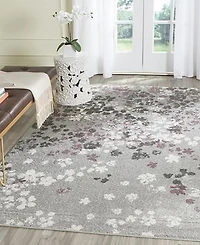 Safavieh Adirondack Light Gray and Purple 8' x 10' Area Rug