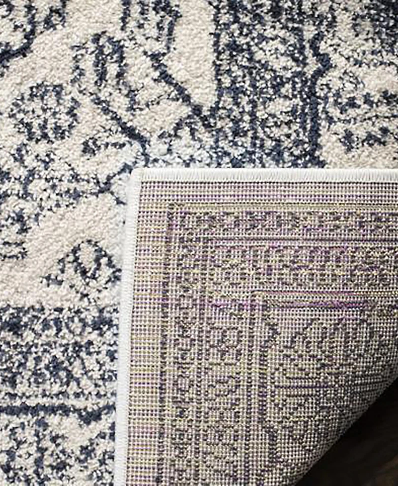 Safavieh Adirondack 108 Ivory and Navy 8' x 10' Area Rug