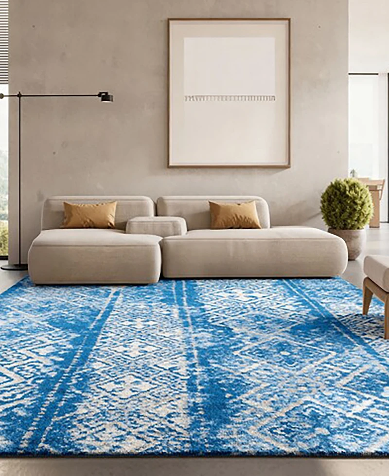 Safavieh Adirondack Silver and Blue 5'1" x 7'6" Area Rug