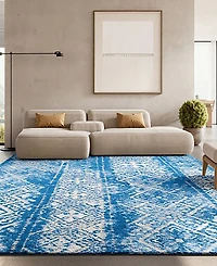 Safavieh Adirondack Silver and Blue 5'1" x 7'6" Area Rug