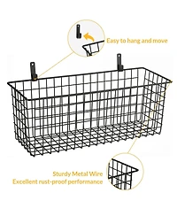 Xdovet Hanging Wall Wire Basket Organizer Storage